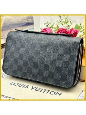 Louis Vuitton Monogram Eclipse Zippy XL Wallet